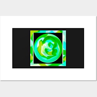 A green planet Posters and Art